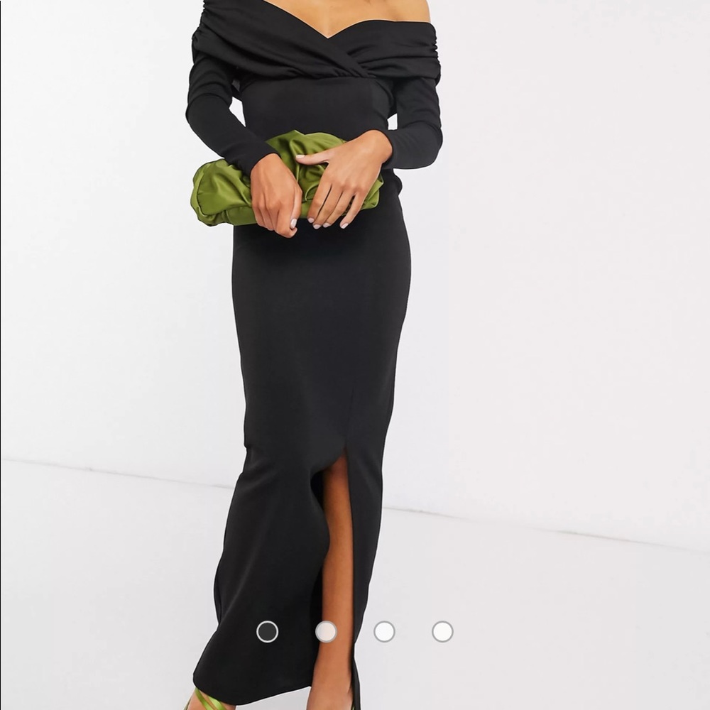 ASOS Sweetheart OTS Scuba Maxi Size UK 8 Maternity friendly
